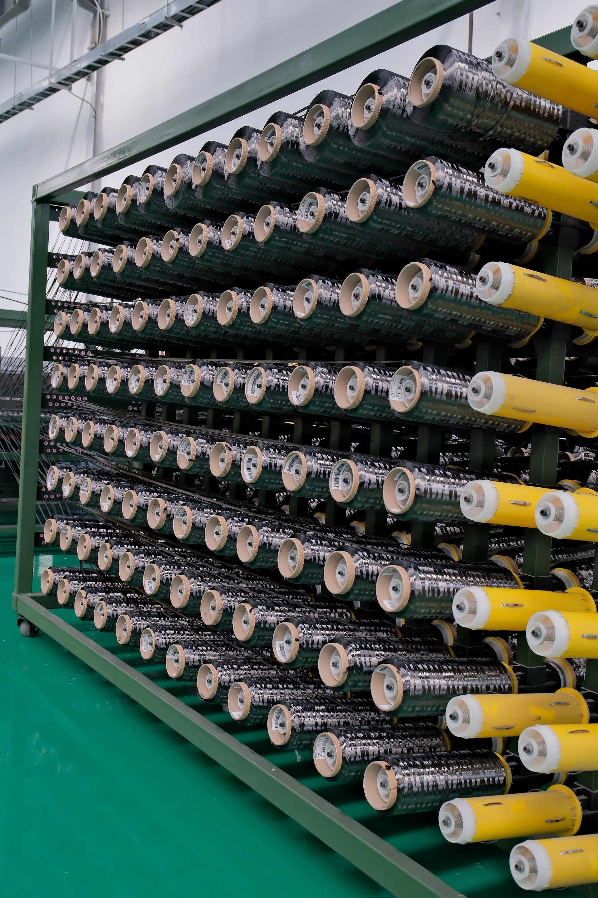 Ownsilent carbon ceramic brake rotor — Preform & Layup — Weaving Machine Warp