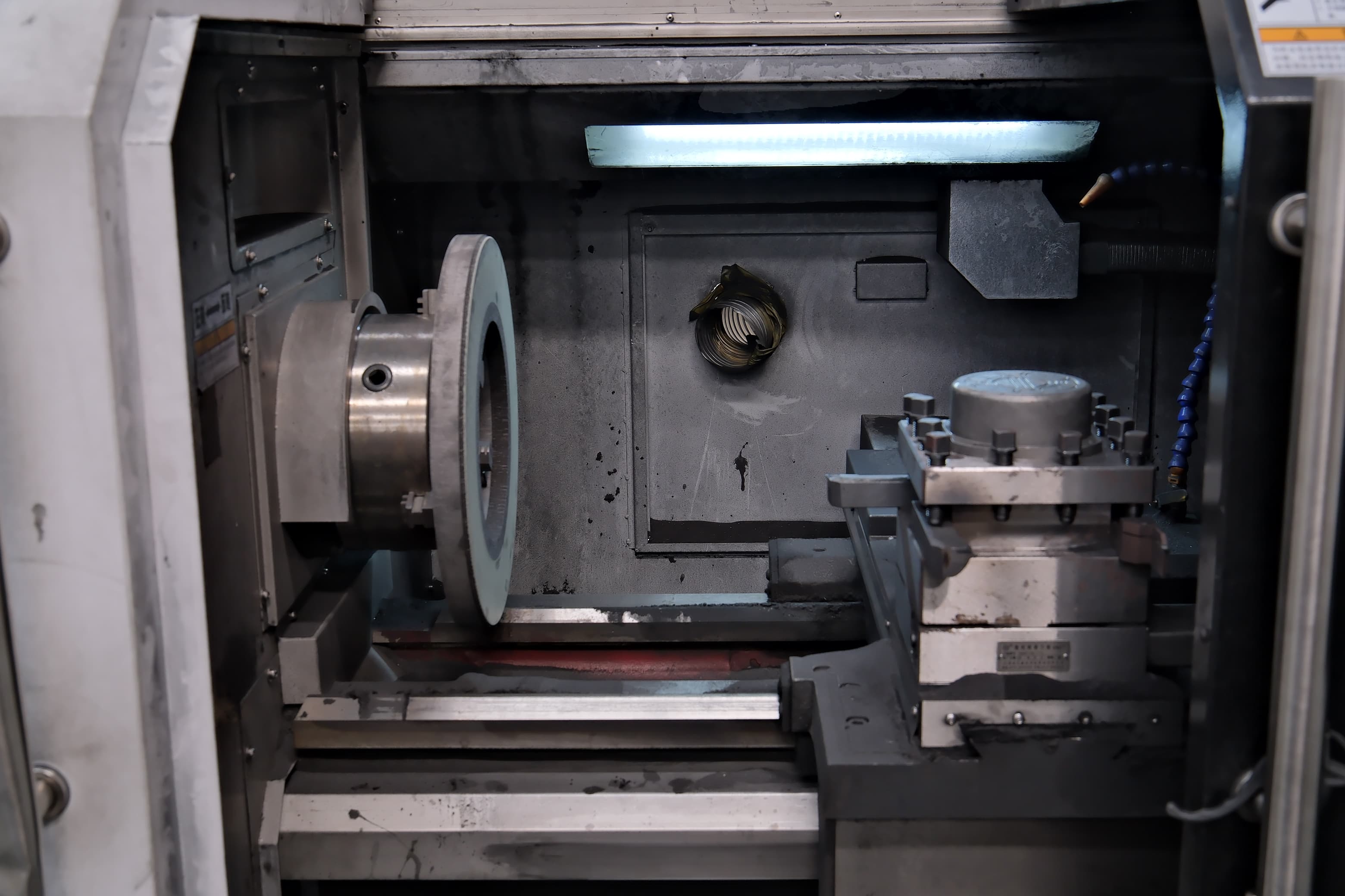 Ownsilent carbon ceramic brake rotor — CNC Machining — Lathe Setup