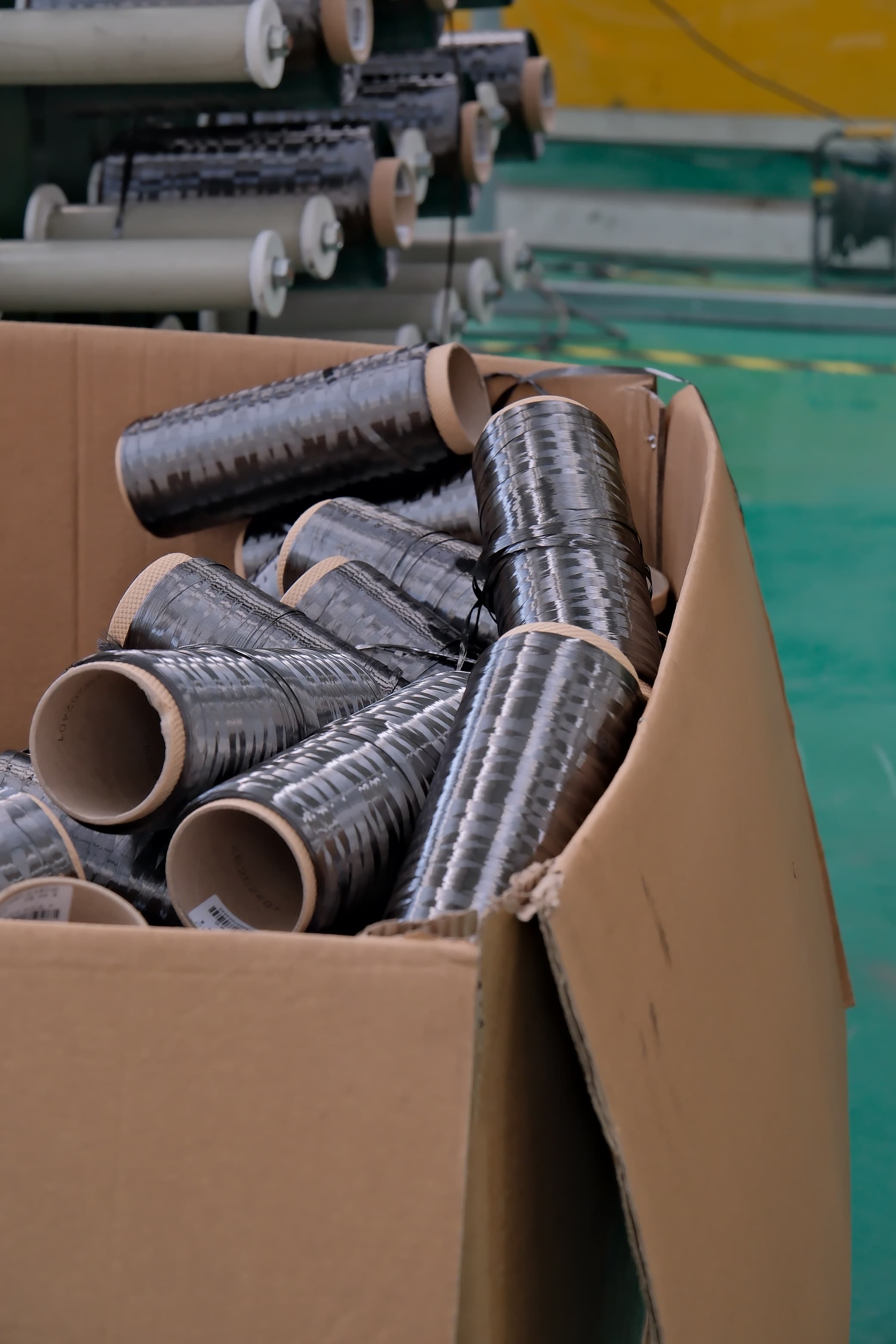 Raw Carbon Fiber production view 2