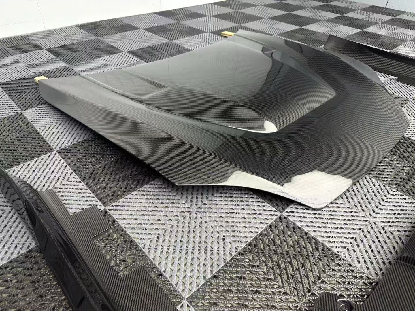 Tesla Model S VRS Dry Carbon Fiber Kit — Side Skirts