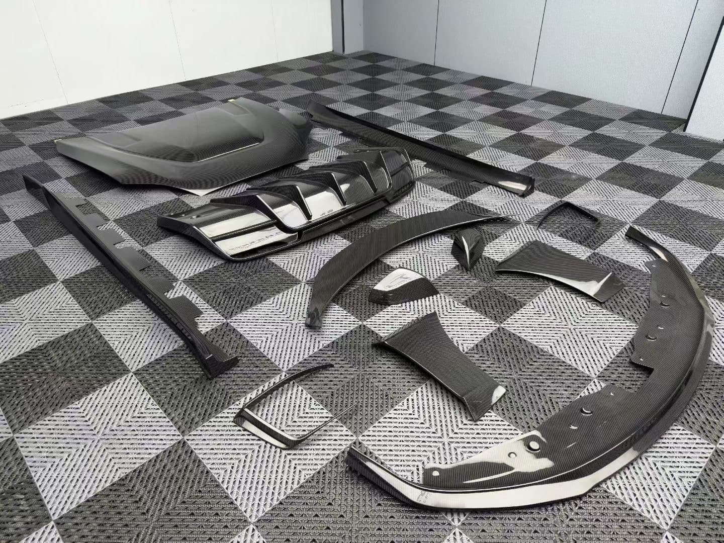 Tesla Model S VRS Dry Carbon Fiber Kit — Side Mirror Covers